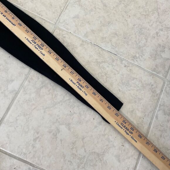 Zara Knit midi Dress Fit & Flair ruffle hem women’s size M Black gold buttons - Picture 8 of 13